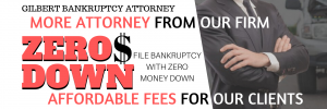 Zero money down bankruptcy offer